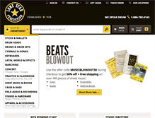 Tablet Screenshot of lonestarpercussion.com